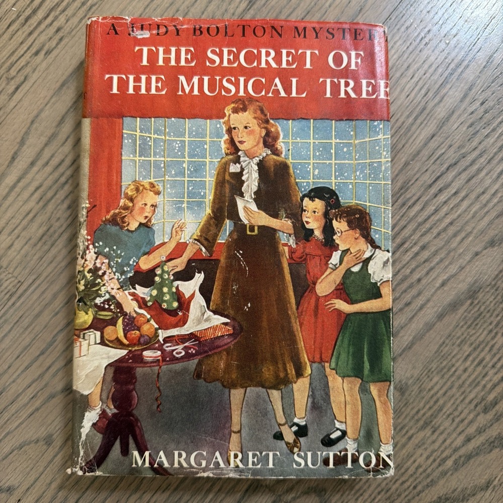 JUDY BOLTON #19 "Secret of the‎ Musical Tree" HCDJ 1948 Red Cover